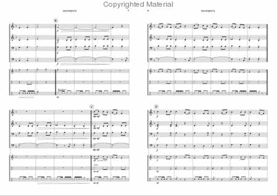 Movements Movements Concert Band scores gallery preview page 3