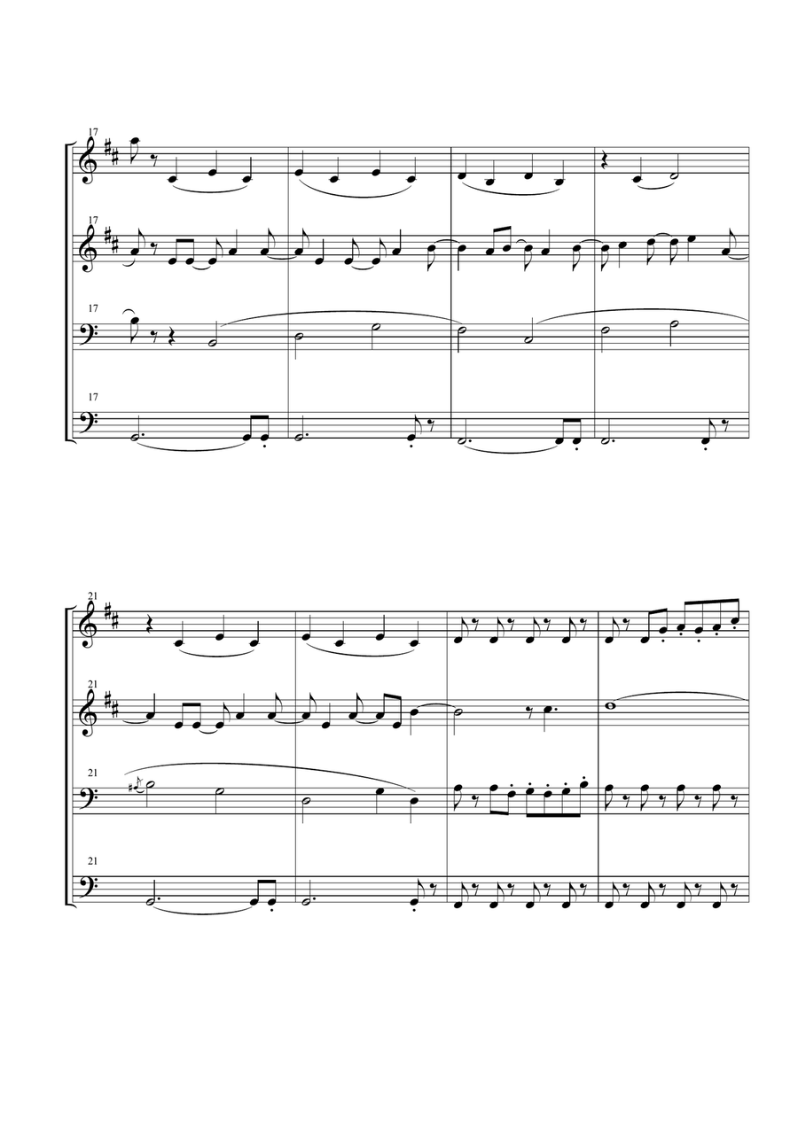 Let It Go (from Frozen) Brass Ensemble scores gallery preview page 5