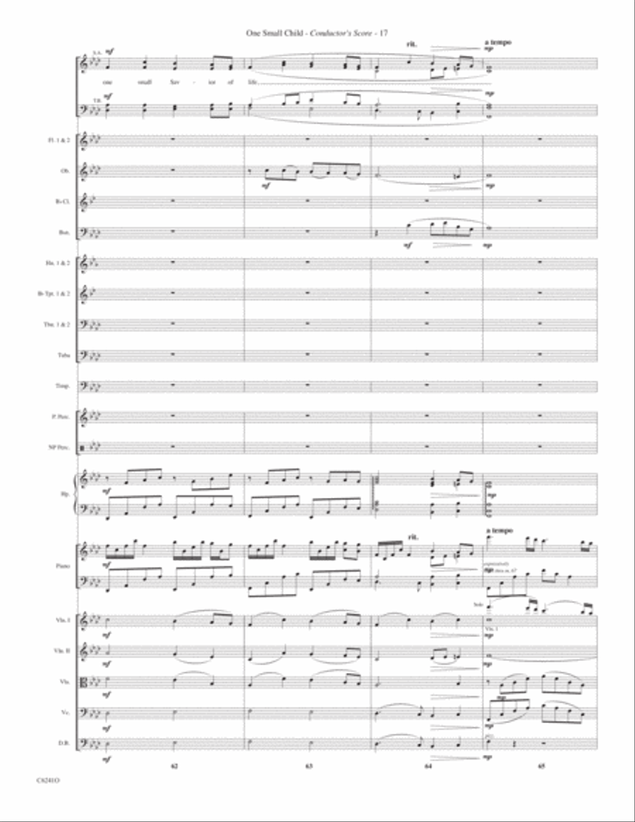 One Small Child Choir scores gallery preview page 18