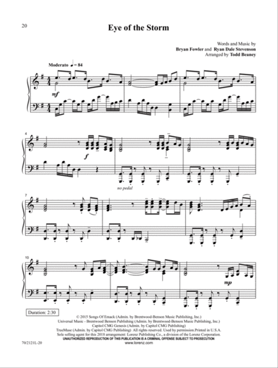 Faithful Through It All Faithful Through It All Piano Solo scores gallery preview page 7