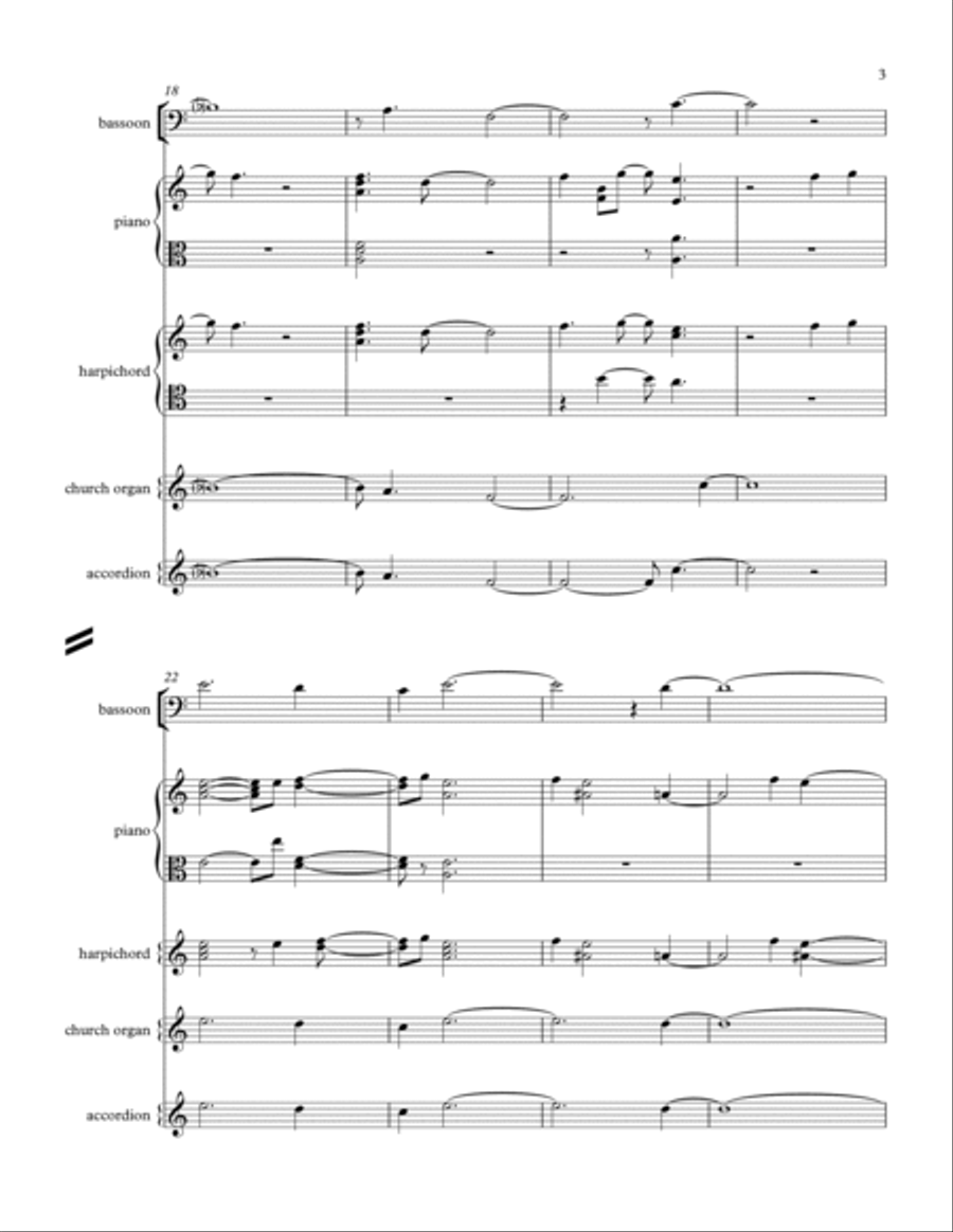 Sinwagon - Score Only Full Orchestra scores gallery preview page 3