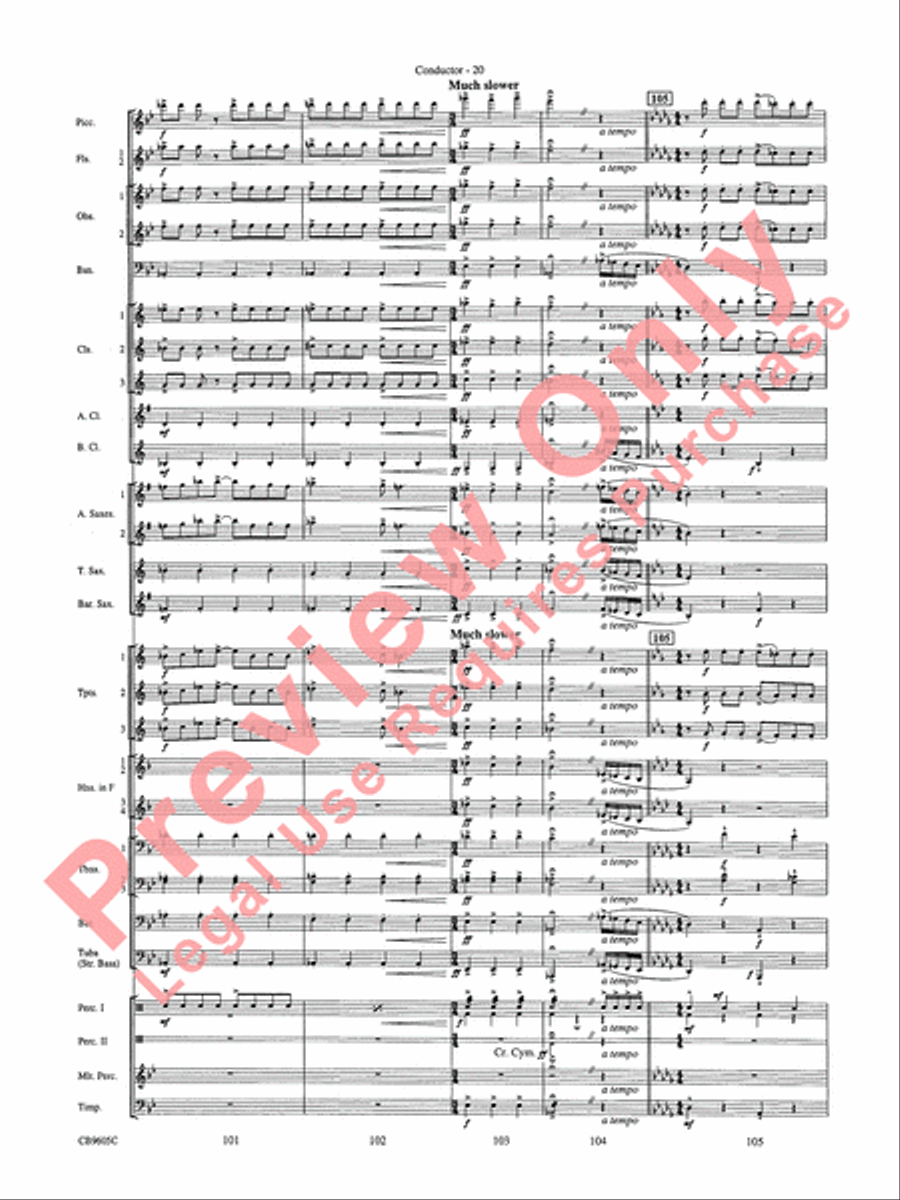 The Symphonic Gershwin The Symphonic Gershwin Concert Band scores gallery preview page 24