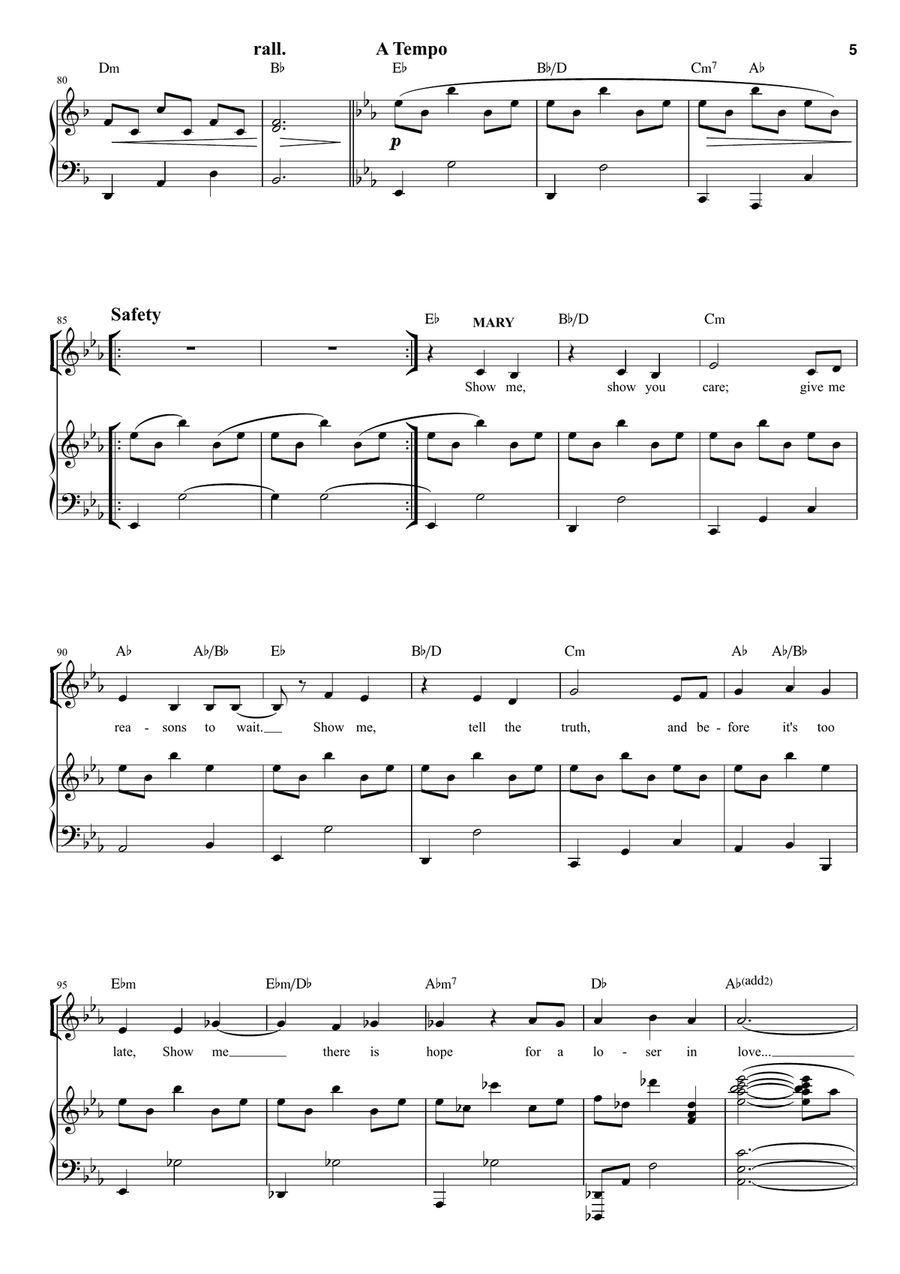What Am I To You? Piano scores gallery preview page 5