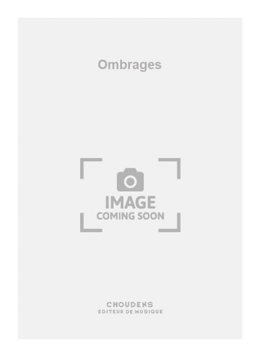 Ombrages Ombrages Piano Solo scores gallery preview page 1