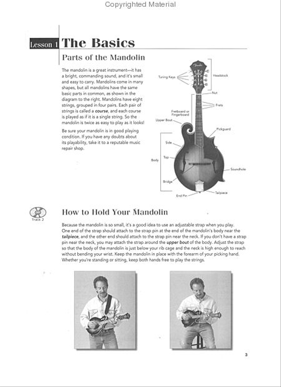 Play Mandolin Today! Beginner's Pack Guitar Tablature scores gallery preview page 2