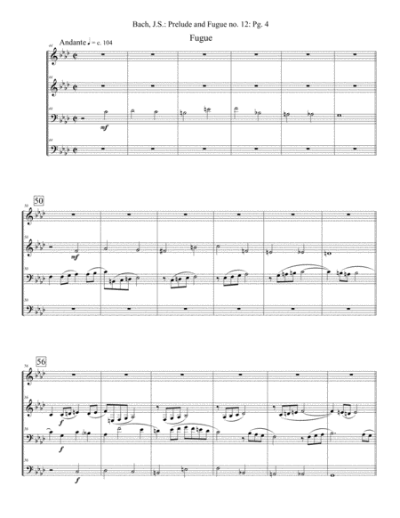 Prelude and Fugue no. 12 (Woodwinds) image number null