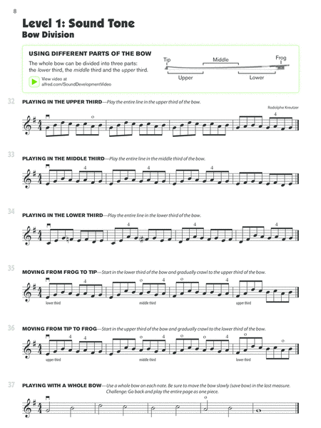 Sound Innovations for String Orchestra -- Sound Development