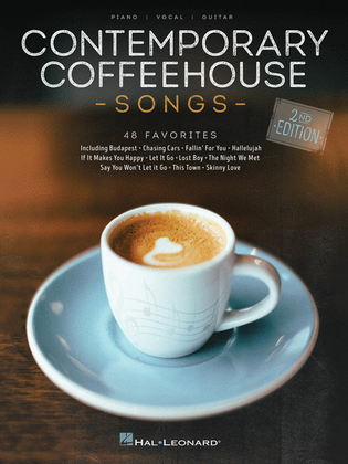 Book cover for Contemporary Coffeehouse Songs - 2nd Edition