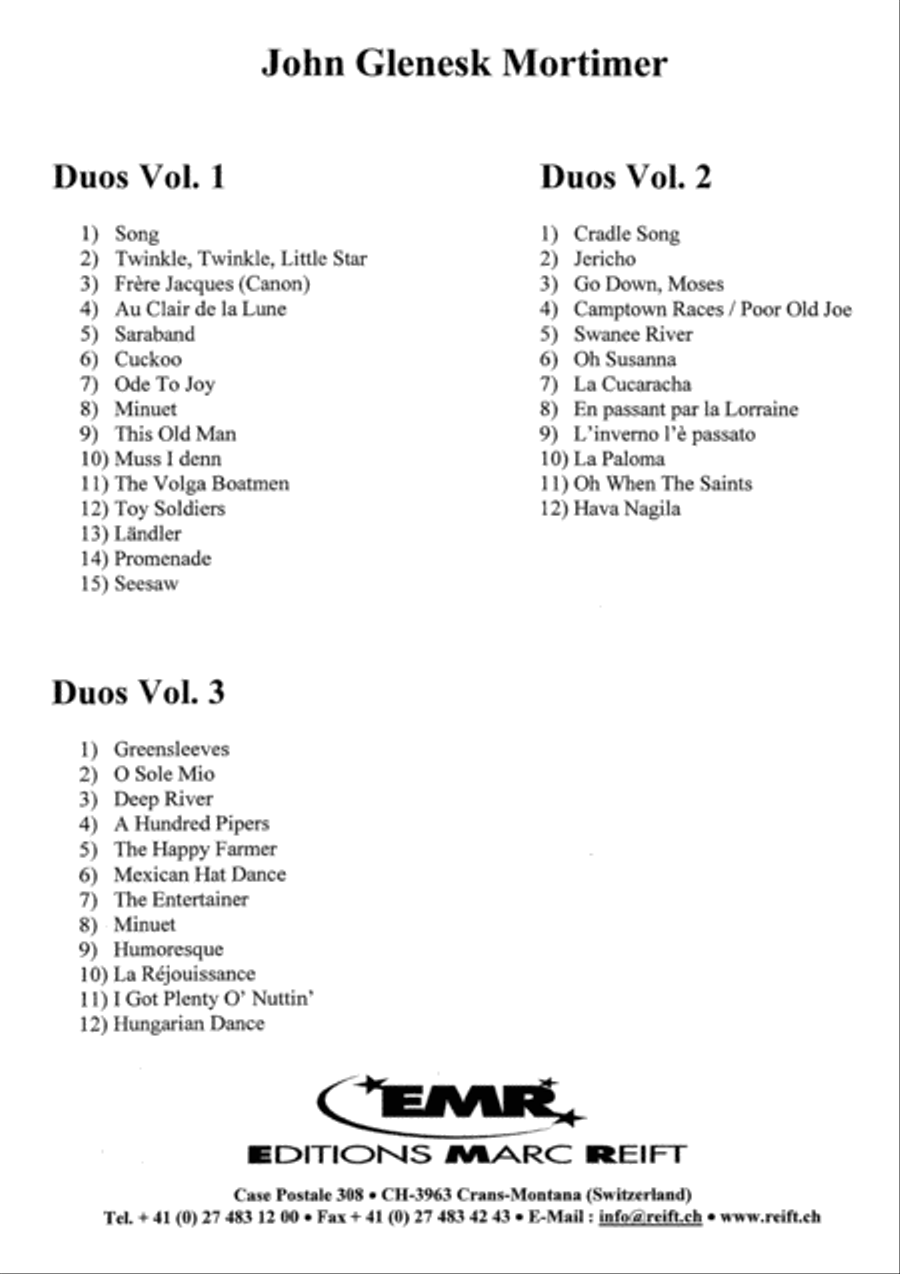 Duos Vol. 2 Bassoon scores gallery preview page 15