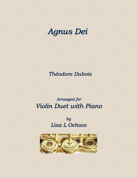 Agnus Dei for Violin Duet and Piano image number null