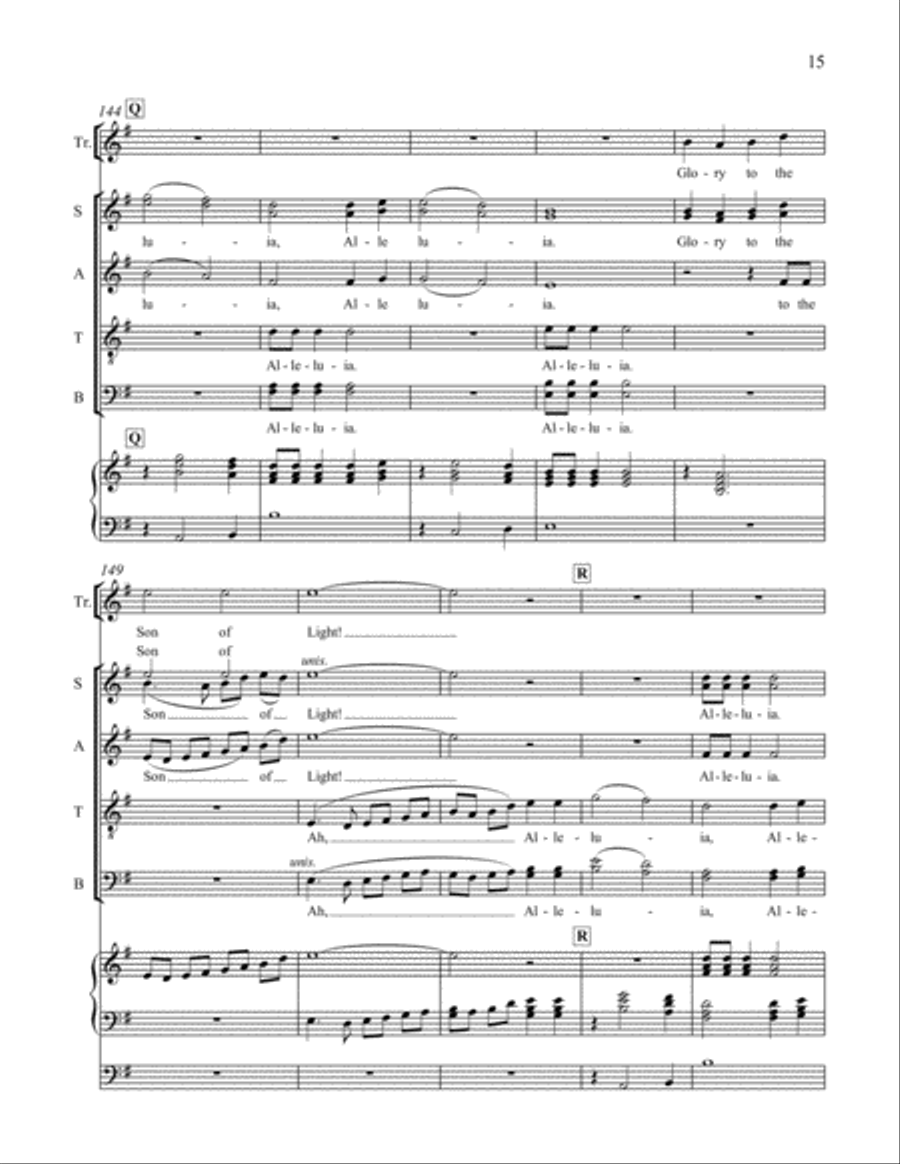 Light of Light 4-Part scores gallery preview page 19