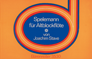 Book cover for Spelemann for Treble Recorder