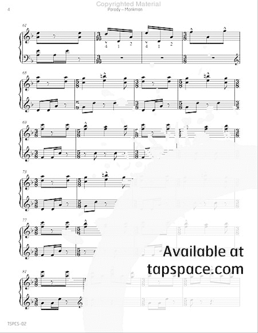 Parody Parody Marimba scores gallery preview page 7
