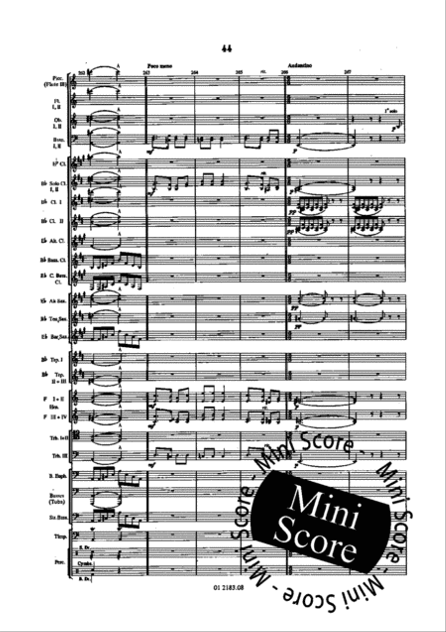 Der Zigeunerbaron Concert Band scores gallery preview page 50
