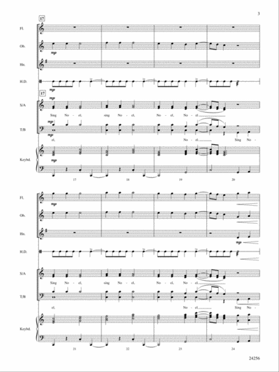 He Is Born, Sing Noel! He Is Born, Sing Noel! Choir scores gallery preview page 4