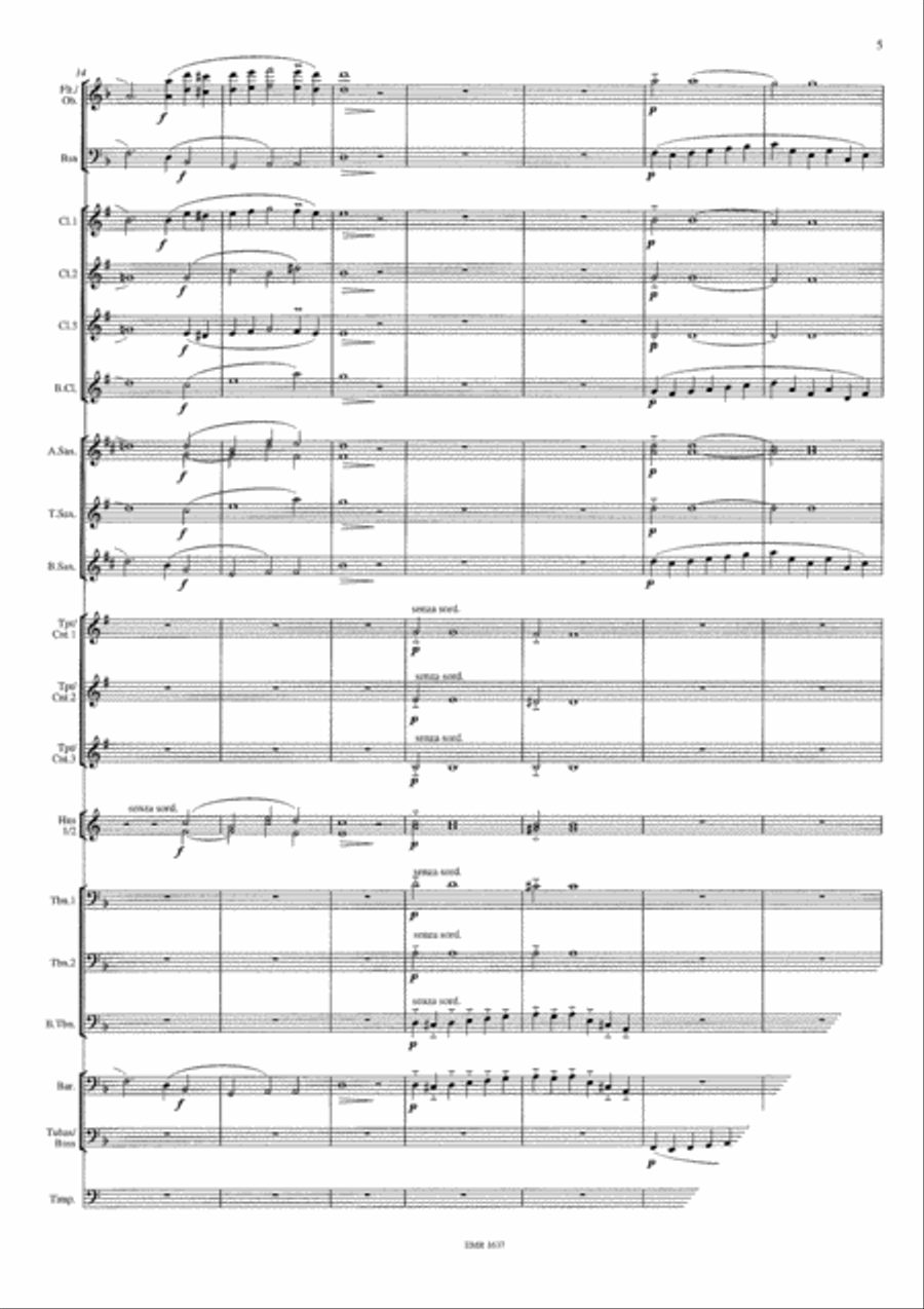 Barry Lyndon Concert Band scores gallery preview page 6