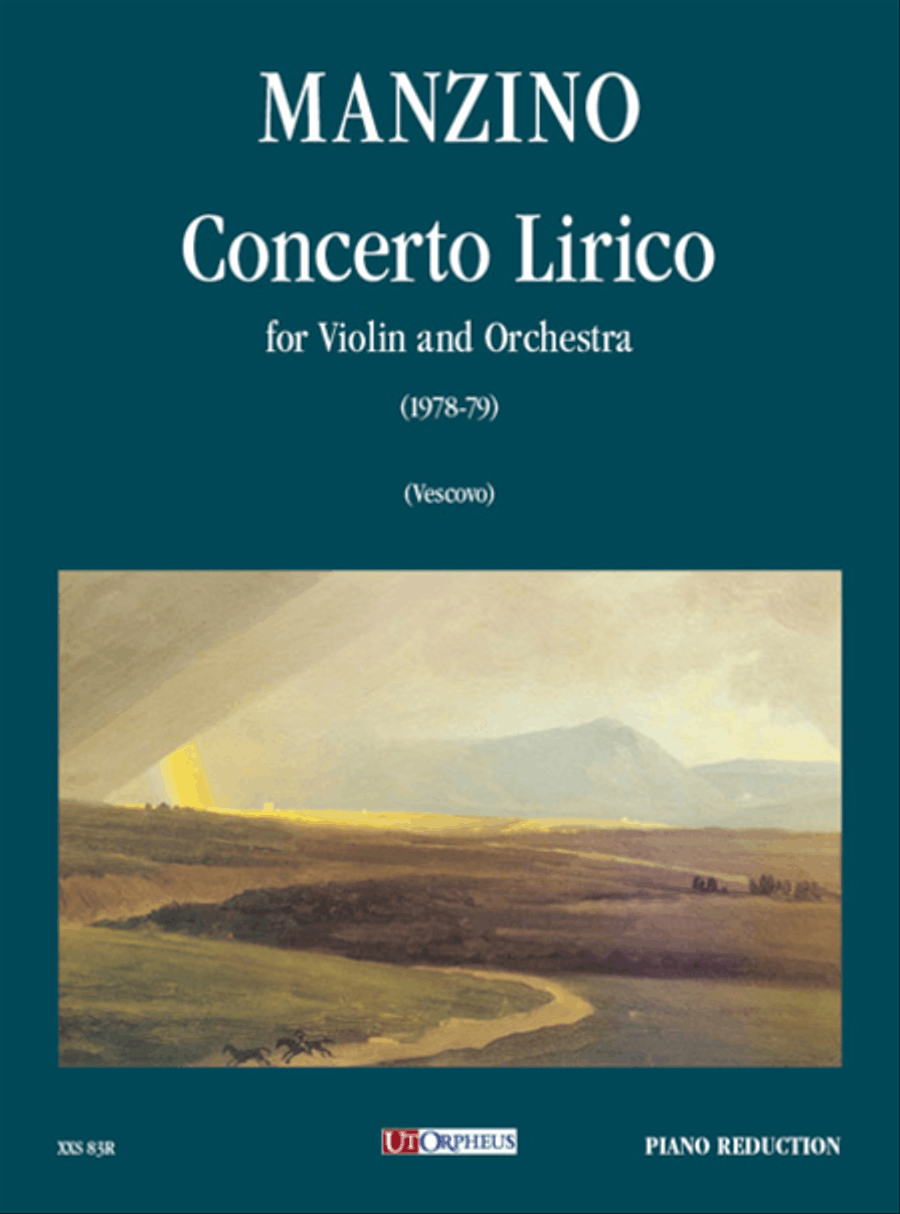 Concerto Lirico for Violin and Orchestra (1978-79) Violin Solo scores gallery preview page 1