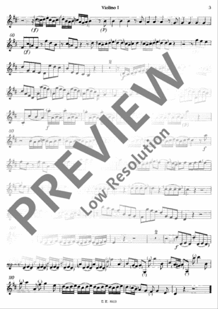 Concerto D major Violin scores gallery preview page 4