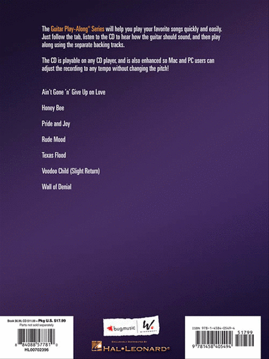 More Stevie Ray Vaughan Electric Guitar scores gallery preview page 2