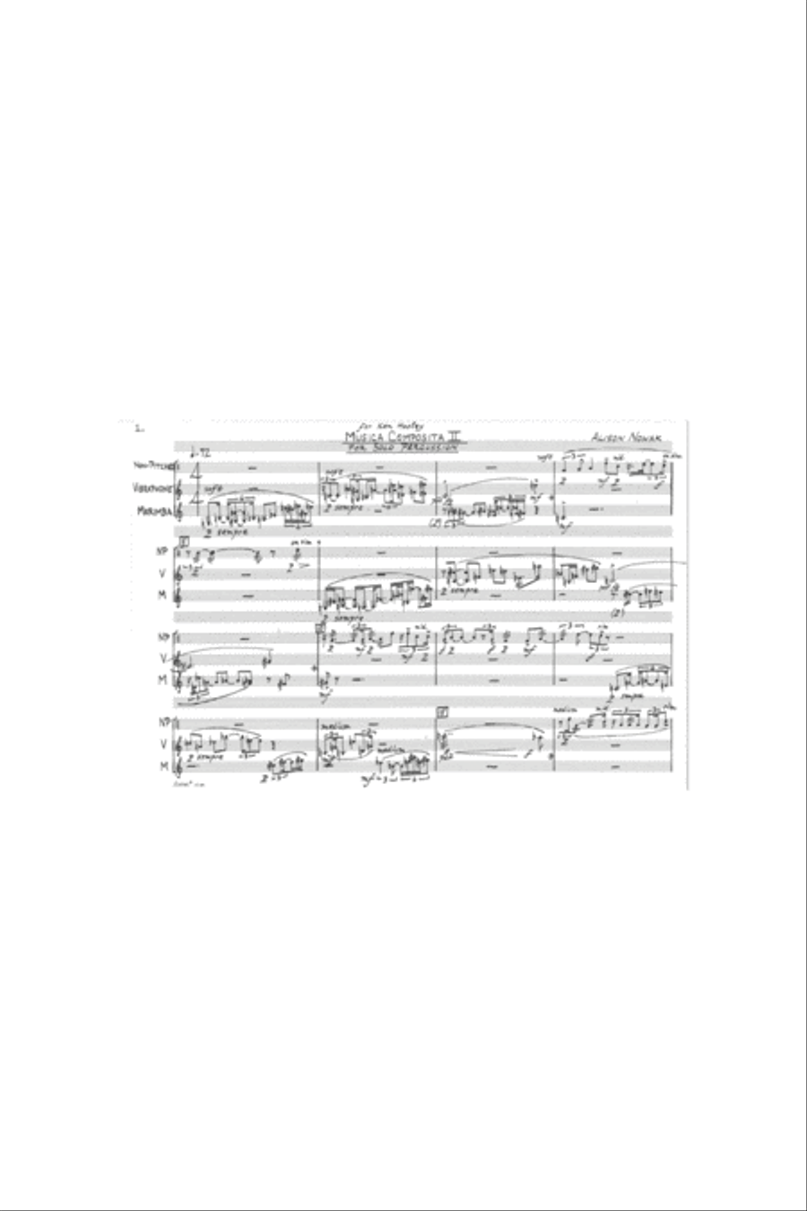 [NowakA] Musica Composita II Small Ensemble scores gallery preview page 4