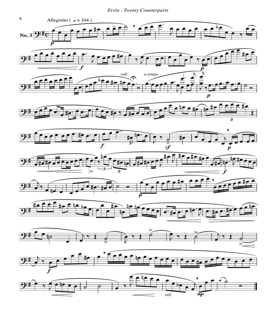 20 Counterparts from Book 1 Rochut Bordogni Duet Accompaniments for Trombones 1-20