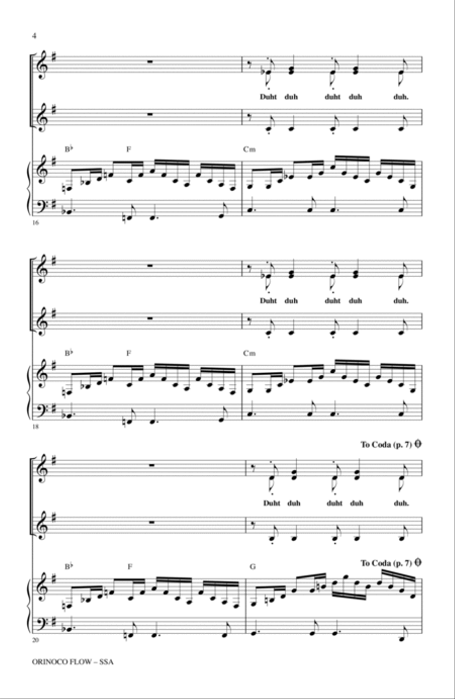 Orinoco Flow (arr. Kirby Shaw) SSA scores gallery preview page 3