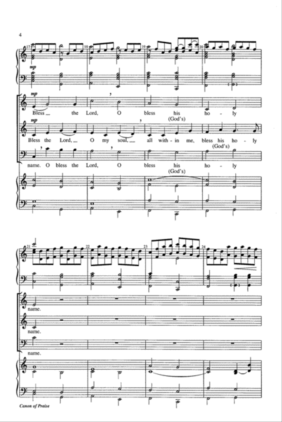 Canon of Praise 3-Part scores gallery preview page 4