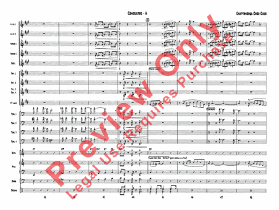 Chattanooga Choo Choo Chattanooga Choo Choo Jazz Ensemble scores gallery preview page 8