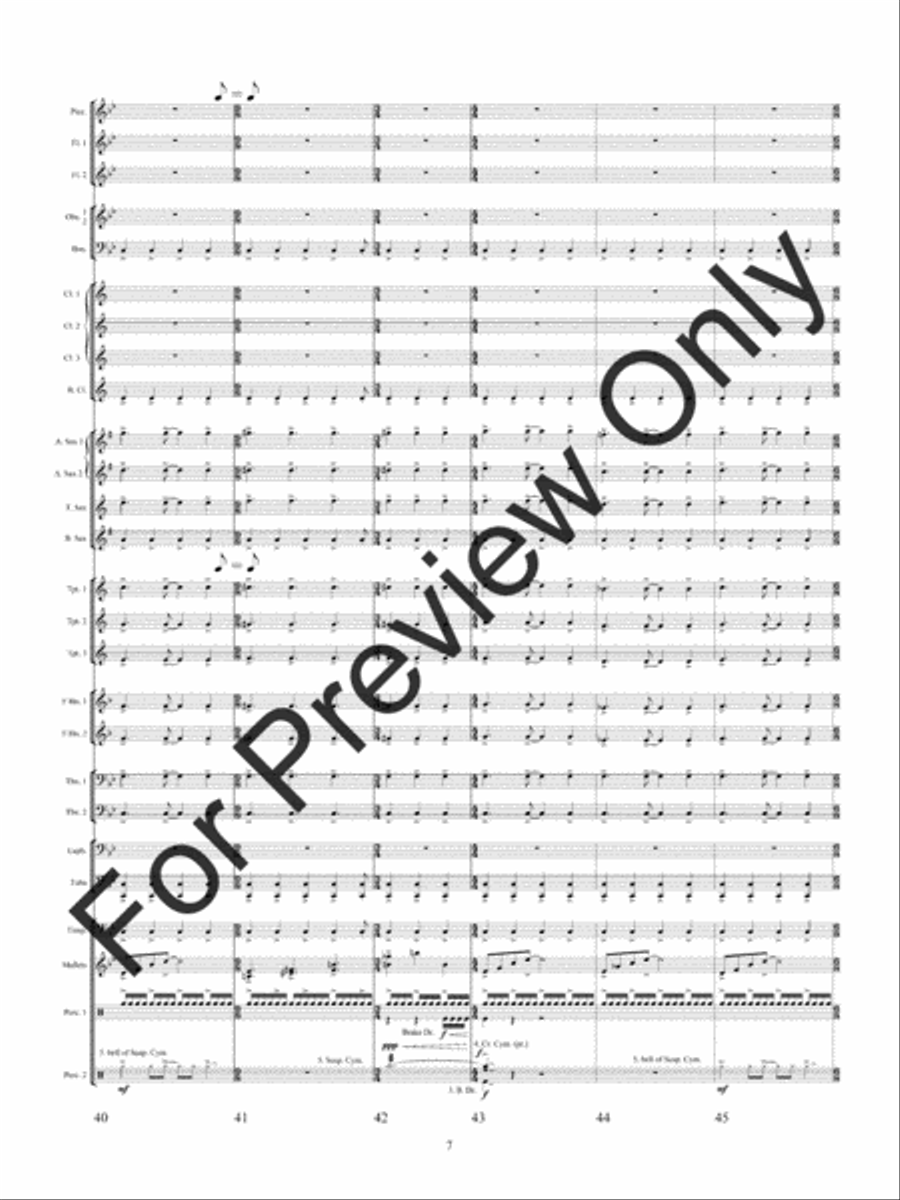 Spitfire Spitfire Concert Band scores gallery preview page 10