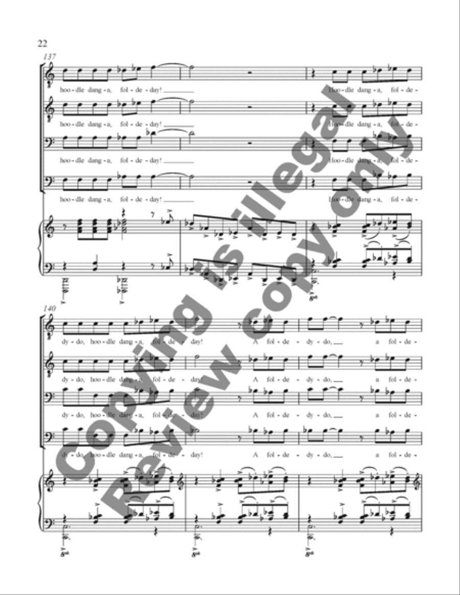 Sweet Betsy TTBB scores gallery preview page 41