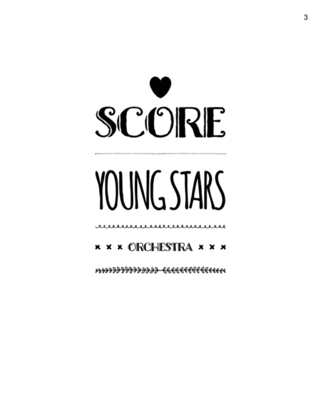 11 CHILDREN'S SONGS FOR THE YOUNG STARS ORCHESTRA: CONDUCTOR’S SCORE image number null