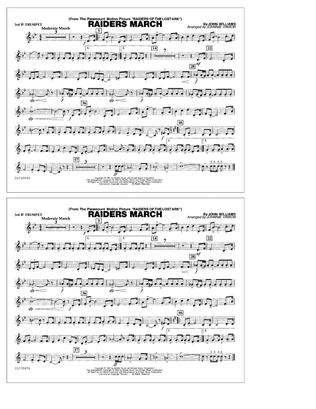 Book cover for Raiders March (arr. Johnnie Vinson) - 3rd Bb Trumpet