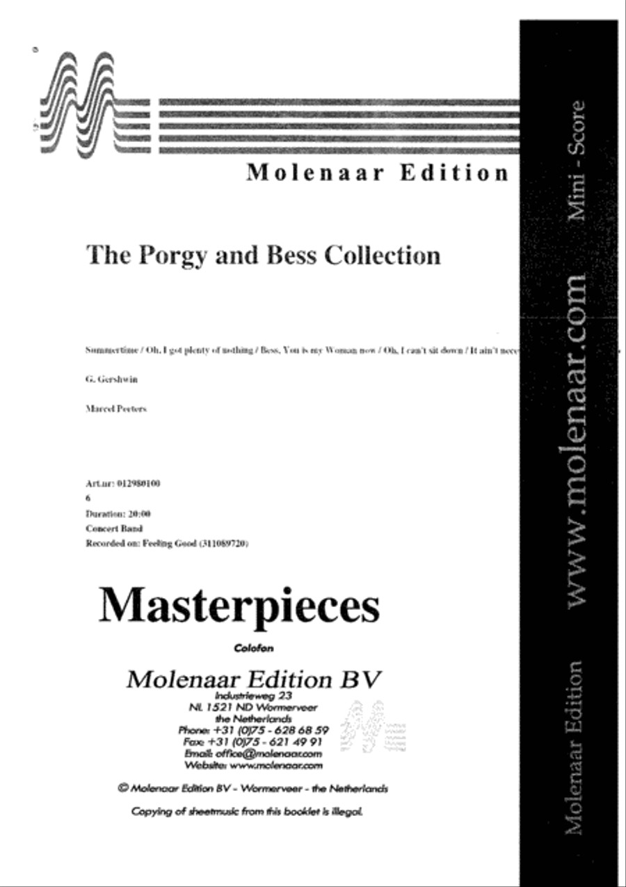 The Porgy and Bess Collection Concert Band scores gallery preview page 2