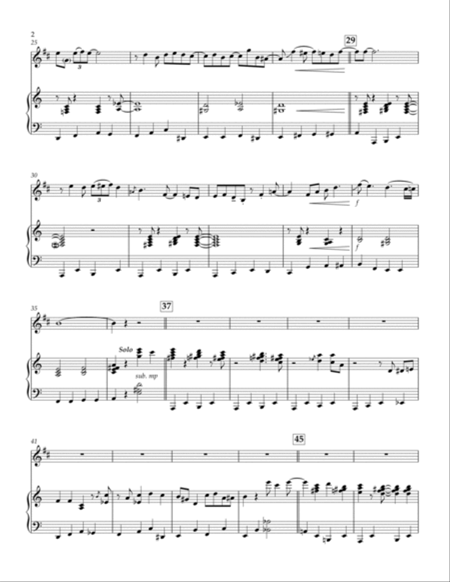 Summertime B-Flat Clarinet scores gallery preview page 2