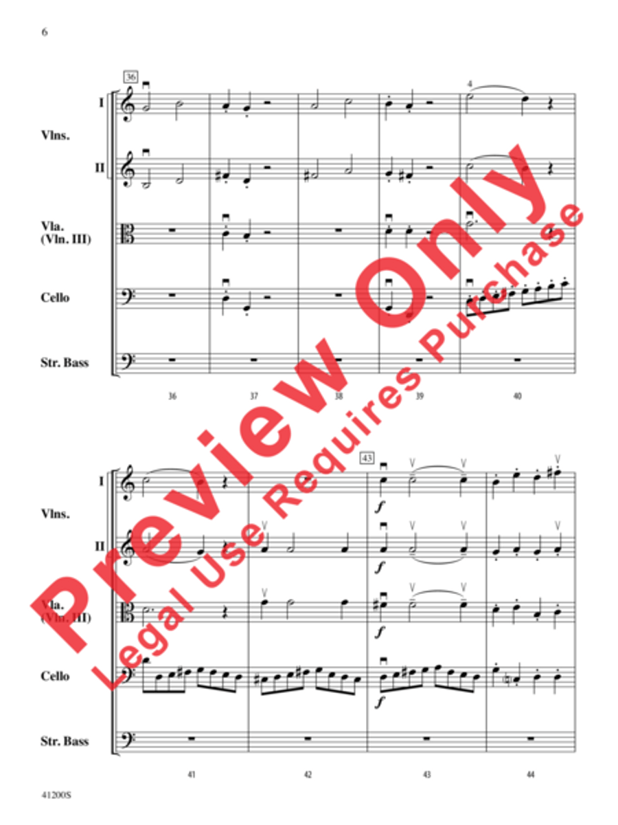 Allegro Molto Allegro Molto String Orchestra scores gallery preview page 7