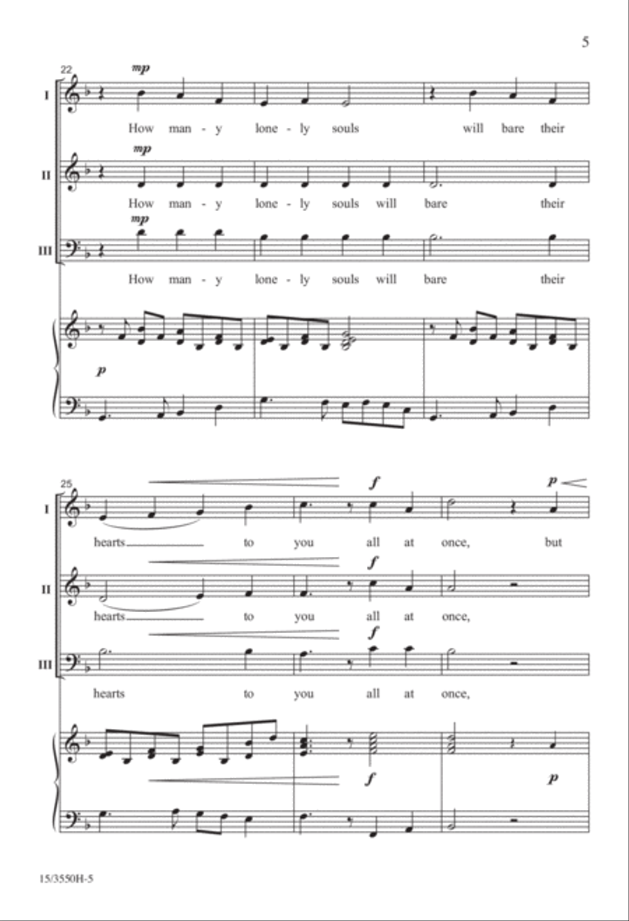 Cool Moon 3-Part scores gallery preview page 5