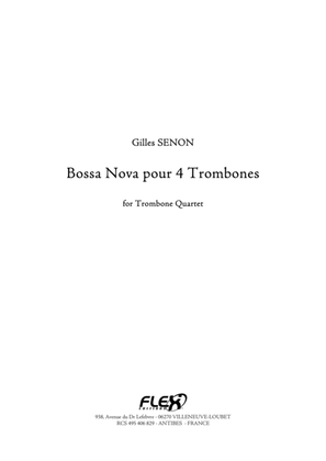 Book cover for Bossa Nova pour 4 Trombones