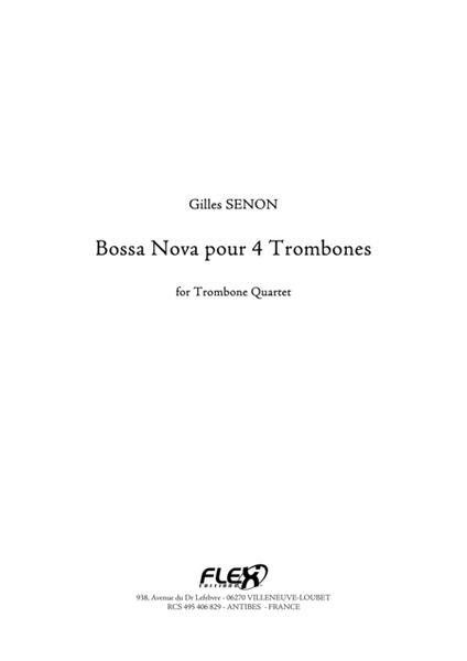 Bossa Nova pour 4 Trombones image number null