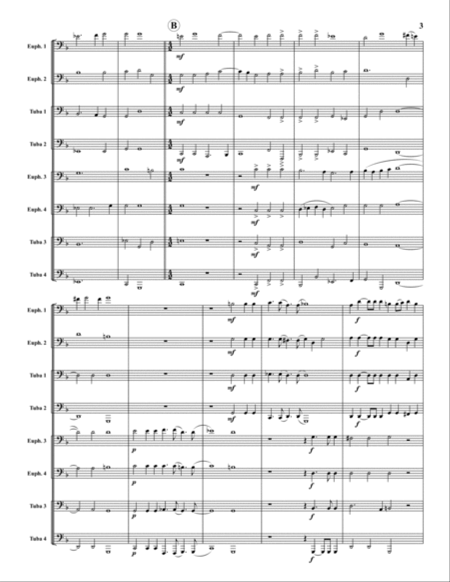 Canzona Septimi Toni A 8 Canzona Septimi Toni A 8 Euphonium scores gallery preview page 3