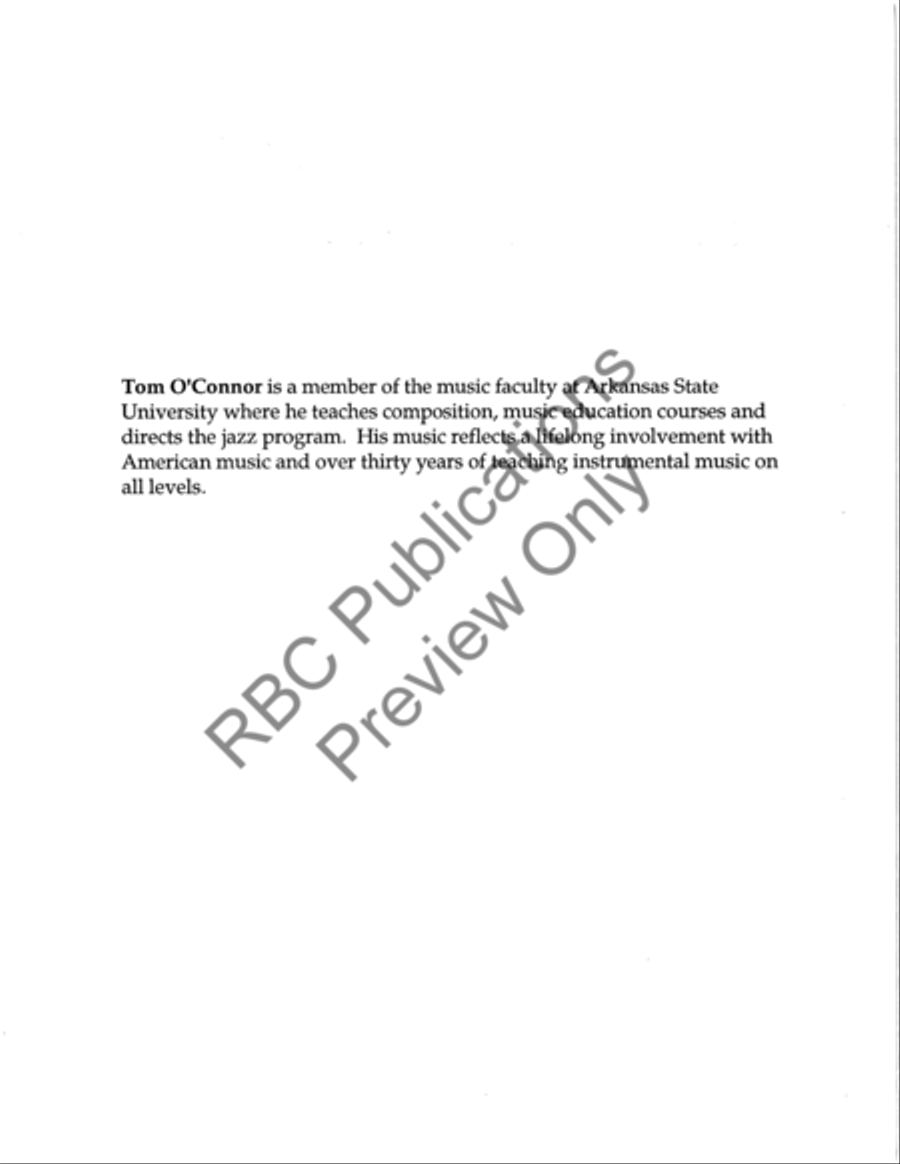 Santa Fe Trail (Score) Concert Band scores gallery preview page 3