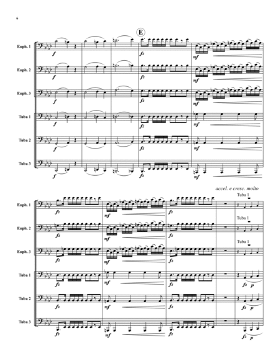Finlandia Euphonium scores gallery preview page 6