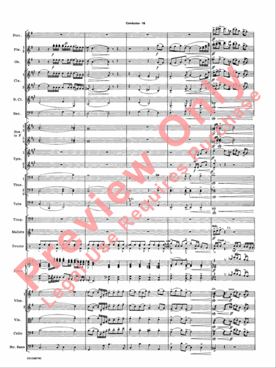 Themes from 007 Full Orchestra scores gallery preview page 19