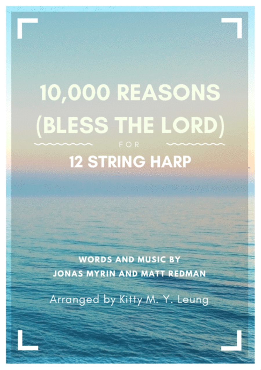 10,000 Reasons (Bless The Lord) Harp scores gallery preview page 1