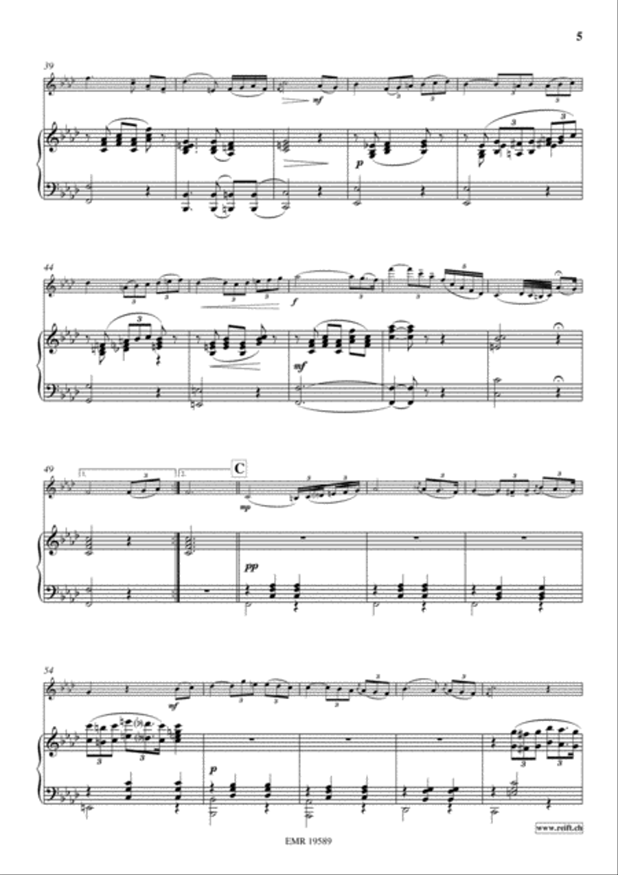 Balada Violin Solo scores gallery preview page 5