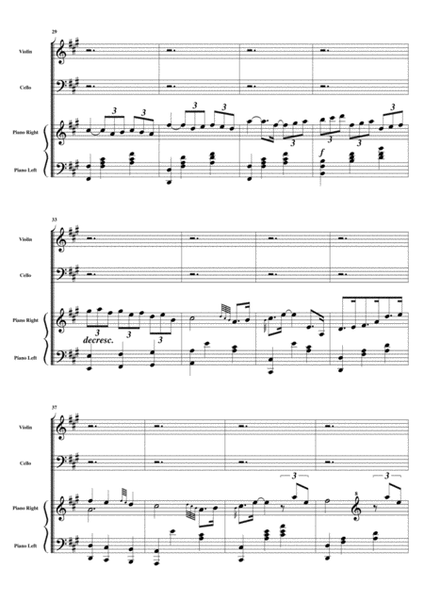 The Phoenix Waltz - Piano Trio - Score plus individual parts image number null