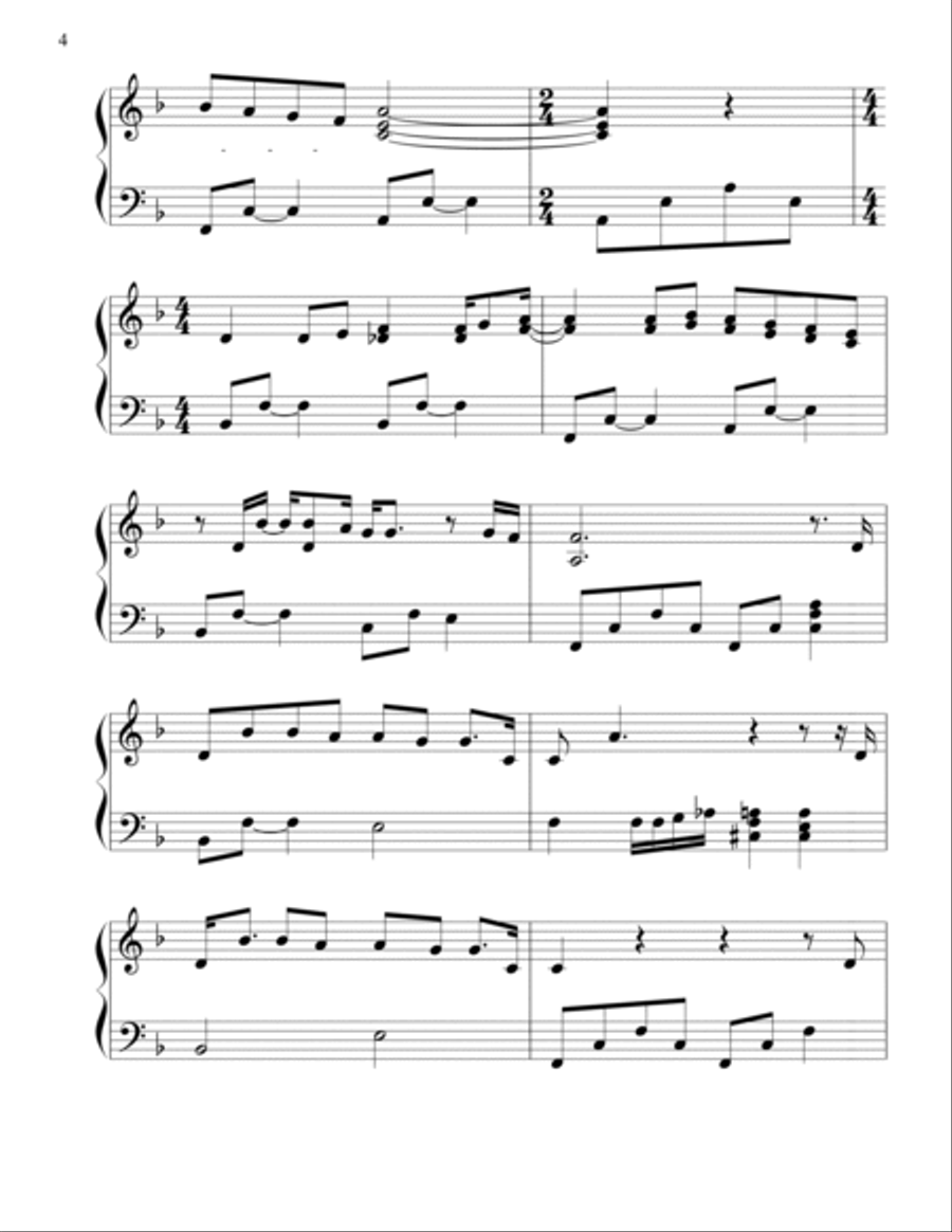 Slipping Through My Fingers Piano Solo scores gallery preview page 4