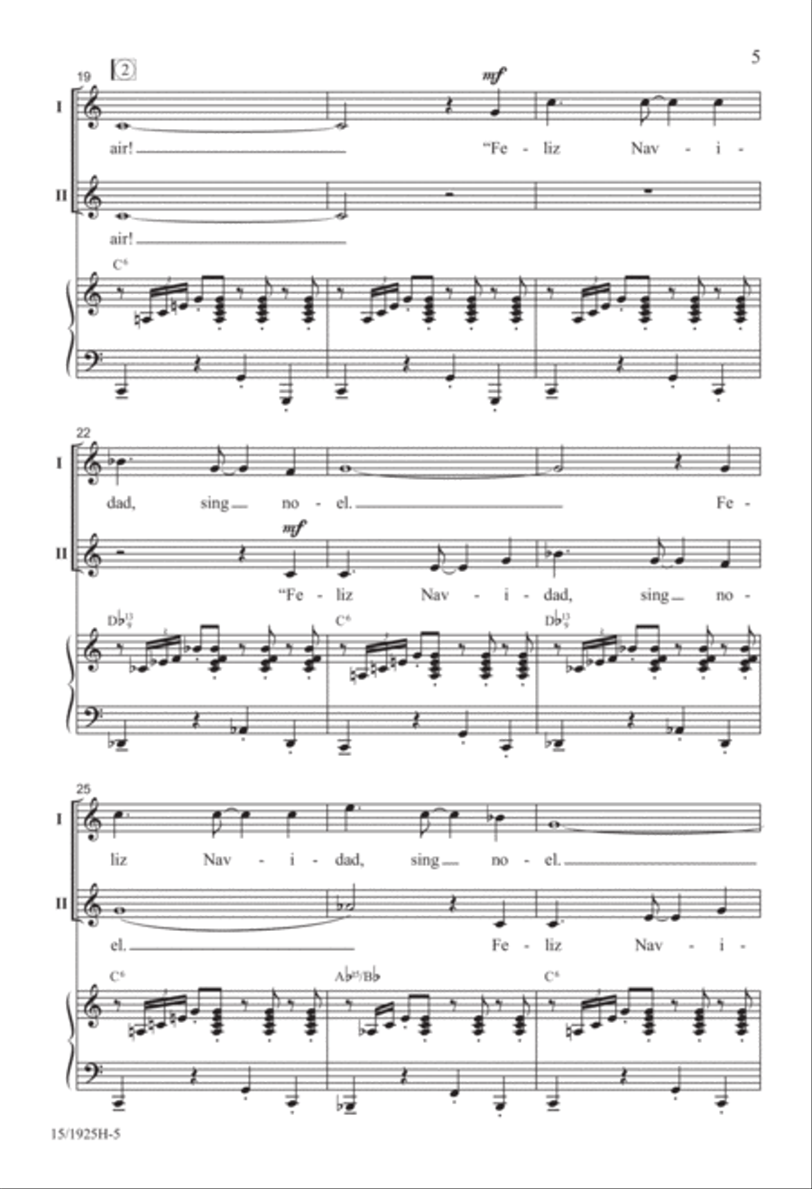 Latin American Christmas Latin American Christmas 2-Part scores gallery preview page 5