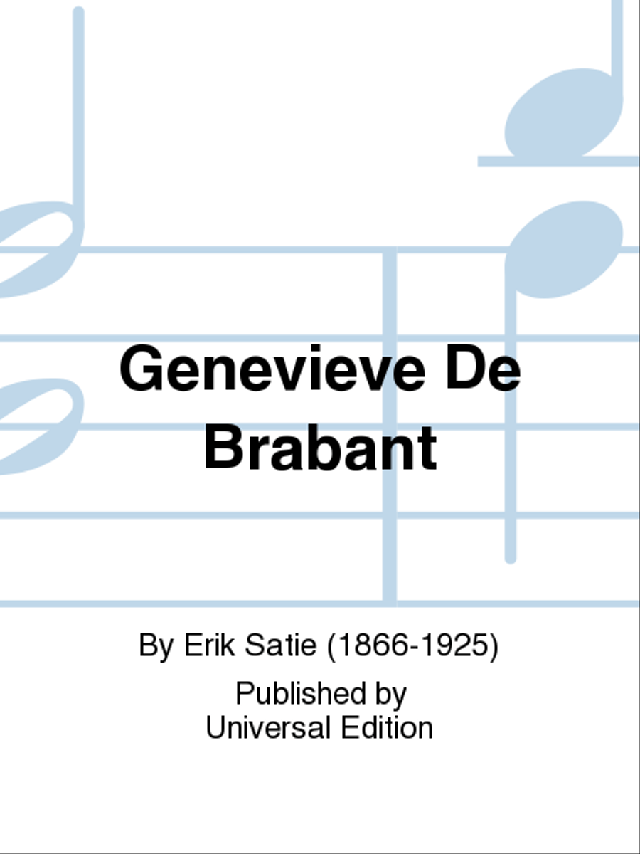 Genevieve De Brabant School and Community scores gallery preview page 1
