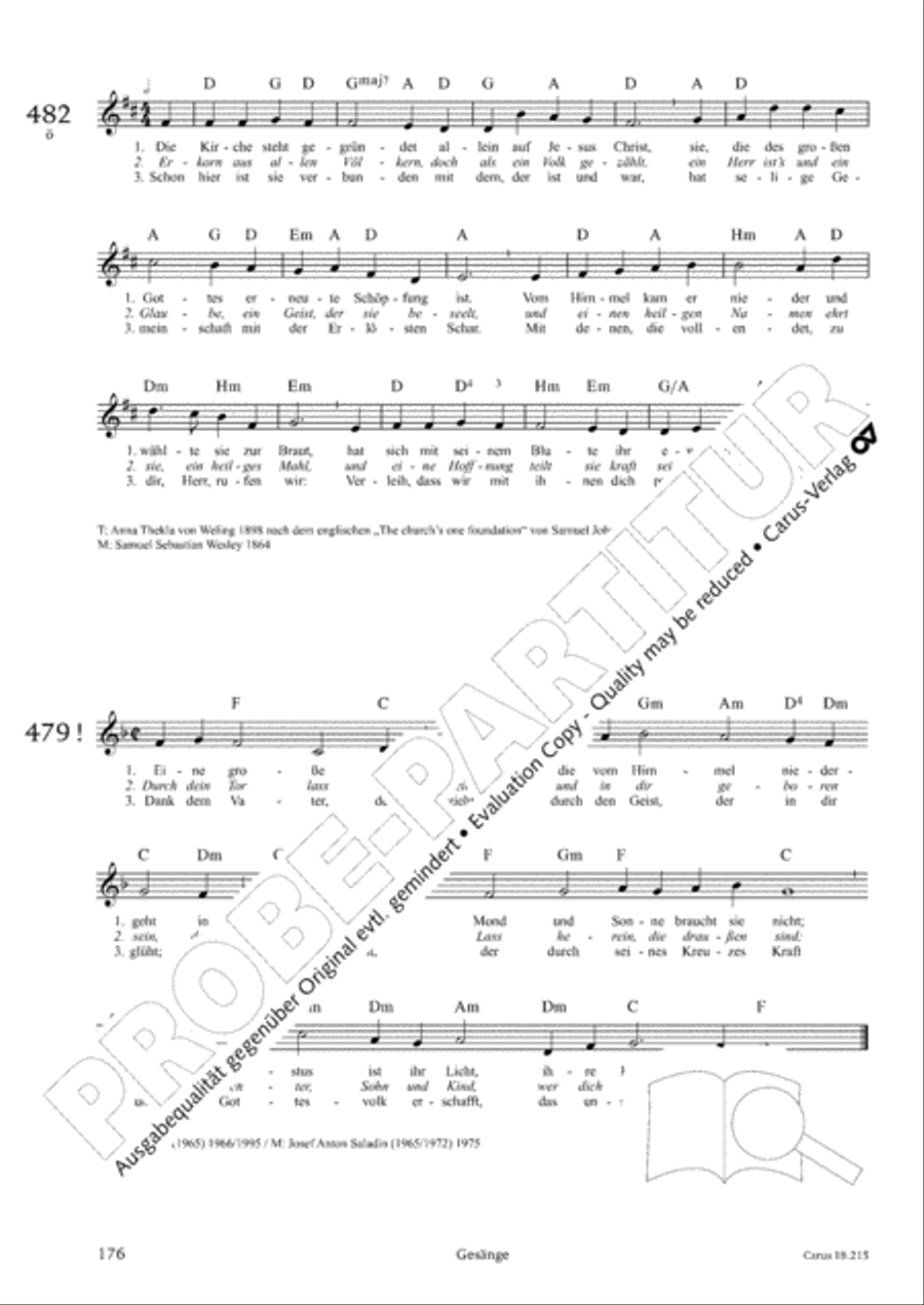Gitarrenbuch zum Gotteslob Guitar scores gallery preview page 161