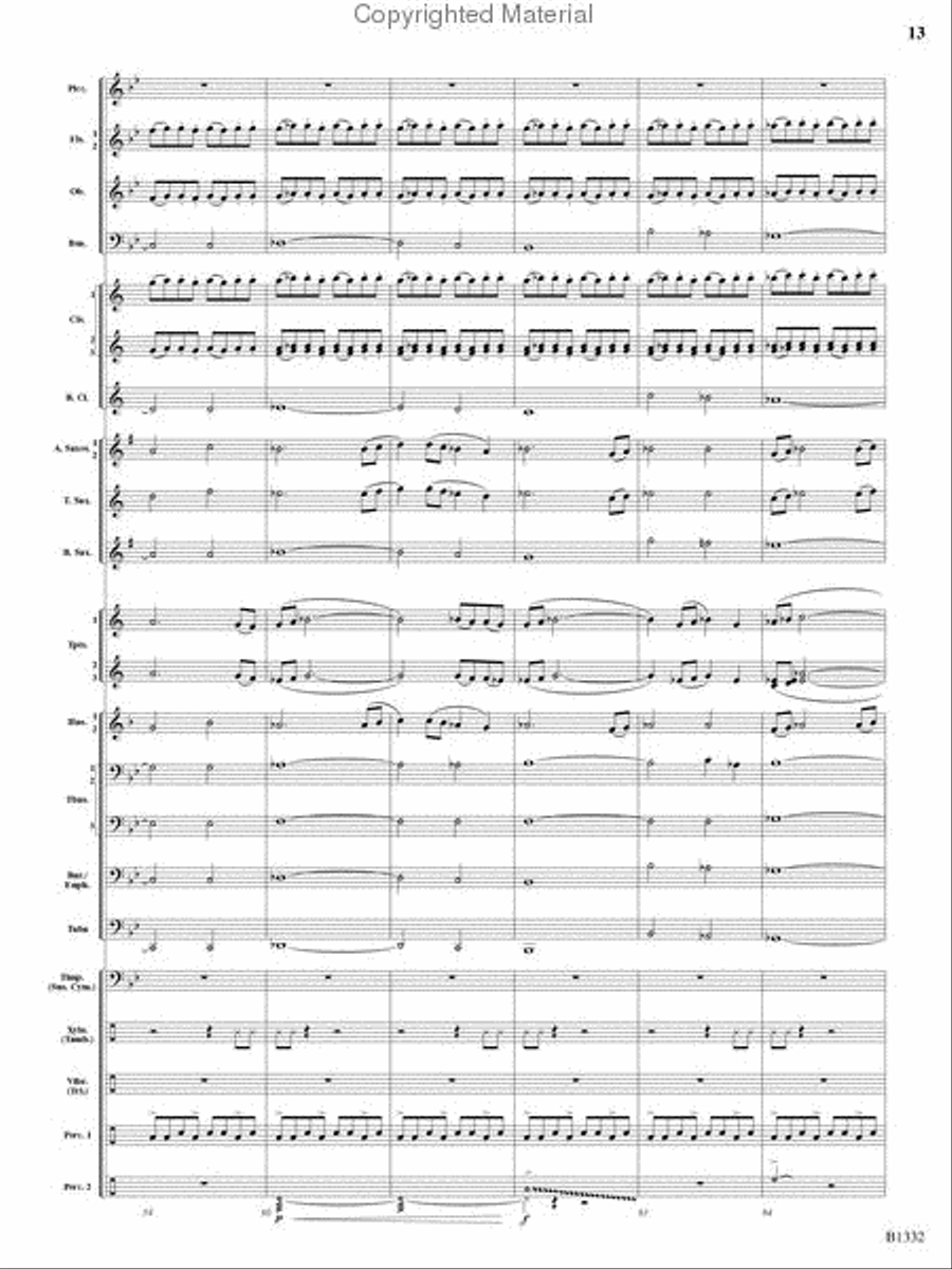 Thunderscape Concert Band scores gallery preview page 14